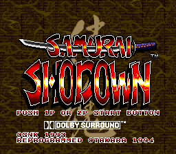 Super Nintendo (SNES) Games > Samurai Shodown :: Emu-Land.net